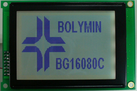 foto Módulo LCD de Bolymin - Anatronic con marco metálico.